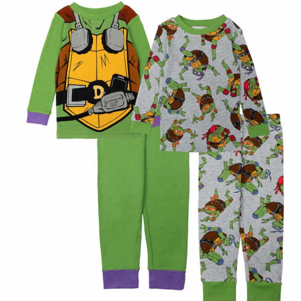 3T Teenage Mutant Ninja Turtles 4-piece pajama set